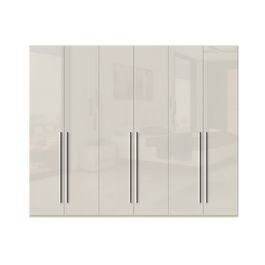 Dulap din pal si MDF, cu 6 usi, Piano P6/PN Bej, l272xA56xH224 cm