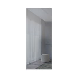 Dulap din pal si MDF, cu 2 usi si oglinda, Avis P2-2OG/AV Mirror Alb, l92xA56xH224 cm