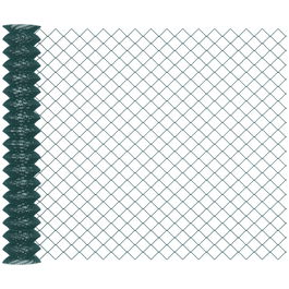 Outsunny Plasa pentru Imprejmuire 25x1.7m din Otel Plastificata pentru Gradini si Spatii Exterioare, Rulou de 25m si Inaltime 1.7m, Verde PVC