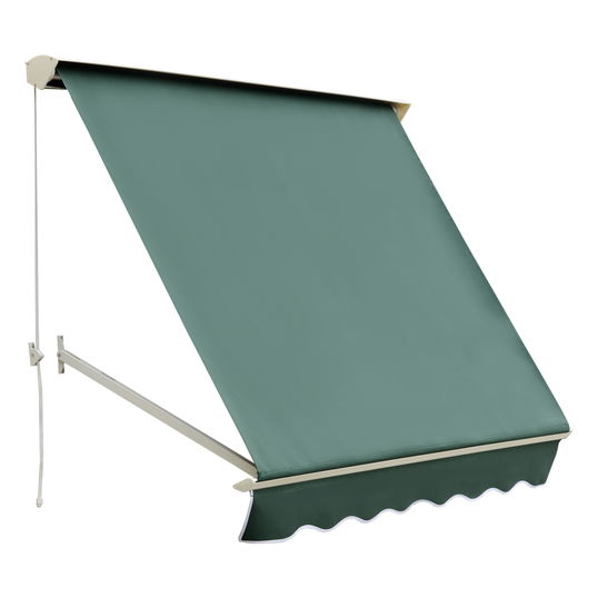 Outsunny copertina de soare tip rulou 180 × 70 cm, verde | AOSOM RO