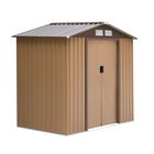 Outsunny Casuta pentru Gradina, sopron pentru Unelte, magazie din Lamiera de Otel, 213x127x185cm