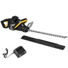 DURHAND masina de tuns gard viu fara fir, taietor electric cu reglare maner 180°, lama 52cm, capac si incarcator | AOSOM RO