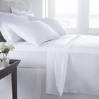 Lenjerie de pat pentru doua persoane, King Size, Boutique Percale, 4 piese, amestec bumbac, TC 200, 130 gr/mp, alb