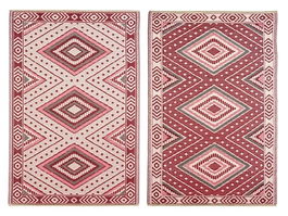 Covor de exterior cu doua fete Ethnic, Bizzotto, 150 x 210 cm, polipropilena, multicolor
