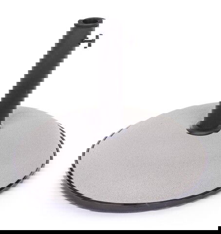 Baza pentru umbrela de gradina Barry, Bizzotto, 25 kg, Ø 50 cm, stalp Ø 48-38-35 mm, ciment, grej