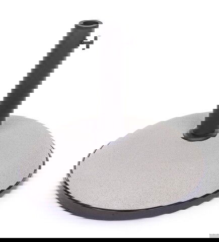 Baza pentru umbrela de gradina Barry, Bizzotto, 30 kg, Ø 50 cm, stalp Ø 48-38-35 mm, ciment, grej