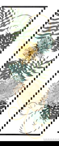 Decoratiune de perete Campur -A, Mauro Ferretti, 31x90 cm, fier, multicolor