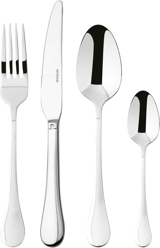 Set 24 tacamuri Sambonet Bloom inox