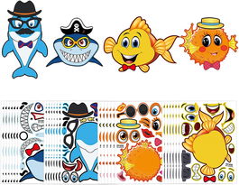 Set de 24 foi cu autocolante pentru copii Zerhok, multicolor, PVC, 21 X 14,5 cm