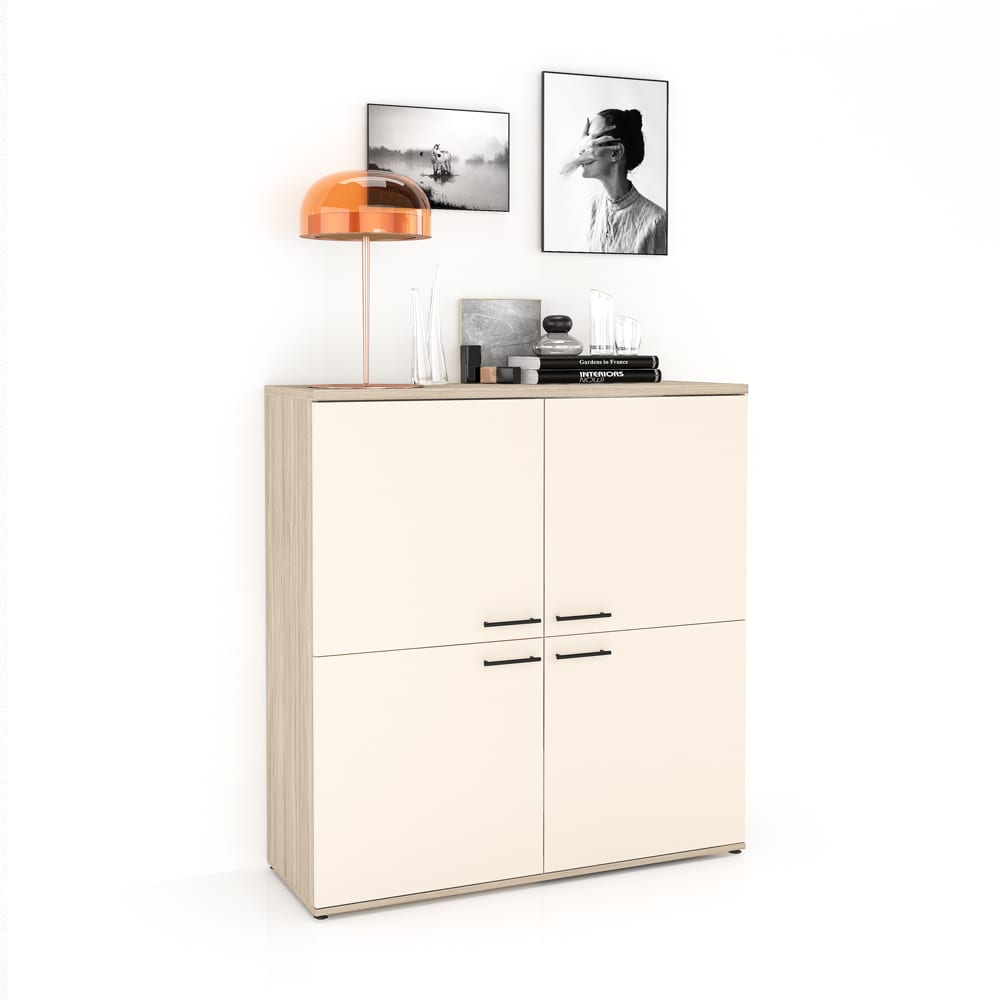 Comoda CUBO B120 Clasic, Oak, Vizon