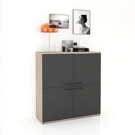 Comoda CUBO B120 Clasic, Oak, Antracit