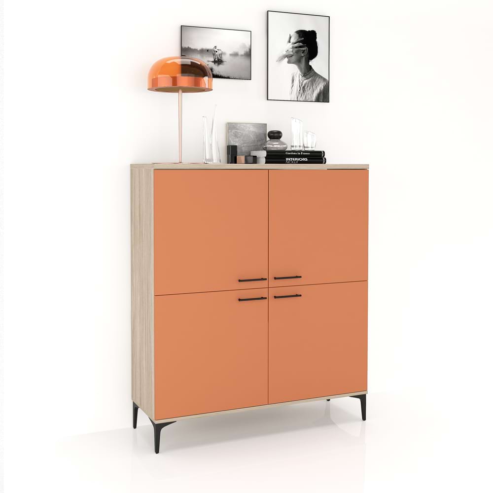 Comoda CUBO B120 Italian, Oak, Ginger