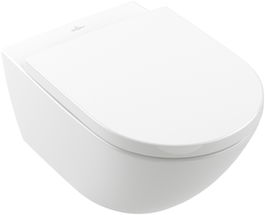 Set vas WC suspendat Villeroy & Boch Subway 3.0 TwistFlush cu capac inchidere lenta