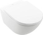 Set vas WC suspendat Villeroy & Boch Subway 3.0 TwistFlush cu capac inchidere lenta finisaj CeramicPlus