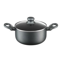 Oala cu capac Graphite, Ambition, 20 cm, 2.5 L, aluminiu, invelis Ilag non-stick