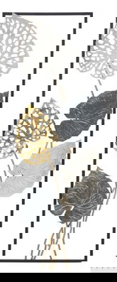 Decoratiune de perete Ory -A, Mauro Ferretti, 31x90 cm, fier, multicolor