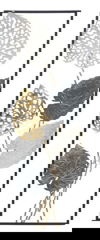 Decoratiune de perete Ory -A, Mauro Ferretti, 31x90 cm, fier, multicolor