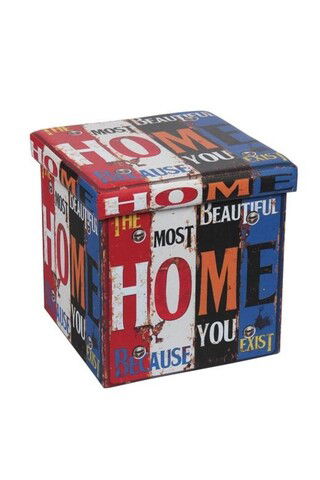 Taburet pliabil Home, Heinner Home, 38x38x37.5 cm, PVC, multicolor