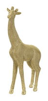 Decoratiune din rasina Giraffa Small Auriu, L19,8xl8xH40 cm