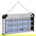 Outsunny Lampa pentru Insecte Electrica 30W pentru Exterior si Interior de 60m² Argintie | Aosom Ro
