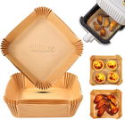 Set de 100 hartii de copt pentru friteuza/microunde Dreamark, natur, 20 x 4,5 cm