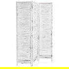 Paravan decorativ, Milky White, Bizzotto, 120x180 cm, lemn de brad