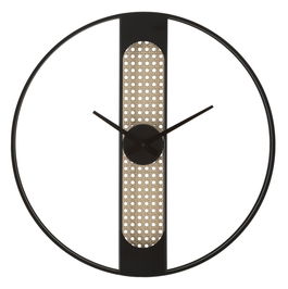 Ceas de perete Ribby Negru / Crem, Ø60 cm