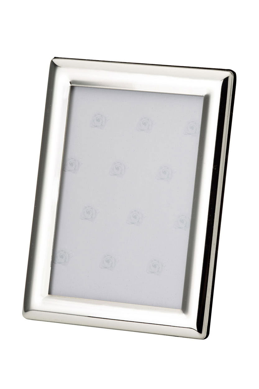 Rama foto decorativa, din metal argintat, Shinies Large Argintiu, 13 x 18 cm