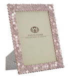 Rama foto decorativa din polirasina Pinky Large Roz, 25,7 x 30,7 cm