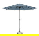 Umbrela pentru gradina/terasa Kalife, Bizzotto, Ø300 cm, stalp Ø46/48 mm, aluminiu/poliester, albastru cloud