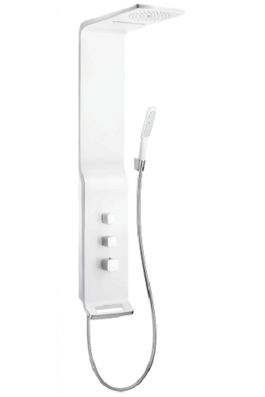 Panel dus Hansgrohe Raindance Lift cu baterie termostatata alb/crom