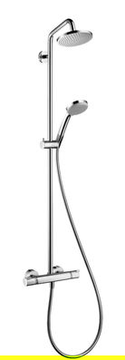 Coloana de dus Hansgrohe Croma 160 cu baterie termostatata crom
