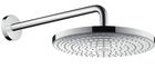 Palarie de dus Hansgrohe Raindance Select S 300 cu 2 tipuri de jet si brat de perete