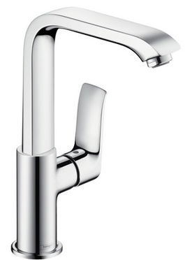 Baterie lavoar Hansgrohe Metris 230 ventil pop-up crom