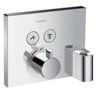 Baterie cada - dus termostatata Hansgrohe ShowerSelect cu agatatoare dus montaj incastrat necesita corp ingropat
