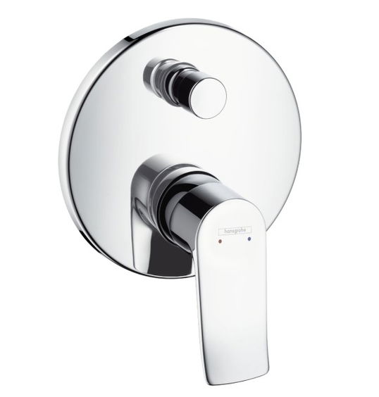Baterie cada - dus Hansgrohe Metris cu montaj incastrat necesita corp ingropat