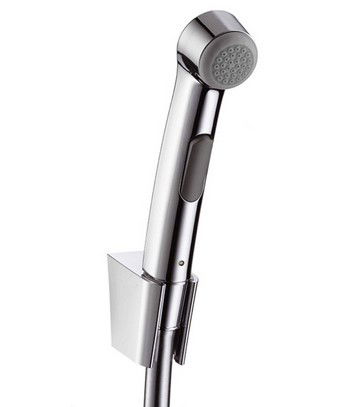 Set dus igiena intima Hansgrohe Bidette cu un jet agatatoare Porter`S si furtun Isiflex 1.25m