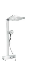 Coloana de dus Hansgrohe Raindance Select E 300 cu baterie Shower Tablet 350 crom