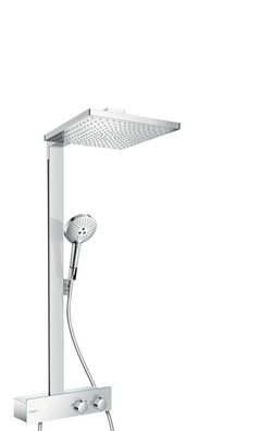 Coloana de dus Hansgrohe Raindance Select E 300 cu baterie Shower Tablet 350 crom