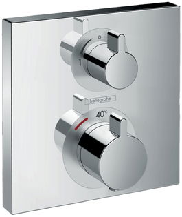Baterie cada - dus termostatata Hansgrohe Ecostat E cu montaj incastrat necesita corp ingropat