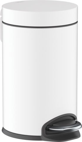 Cos cu pedala Hansgrohe AddStoris 3L alb mat
