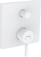 Baterie cada - dus Hansgrohe Finoris montaj incastrat necesita corp ingropat alb mat