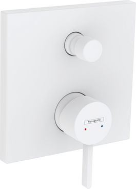 Baterie cada - dus Hansgrohe Finoris montaj incastrat necesita corp ingropat alb mat