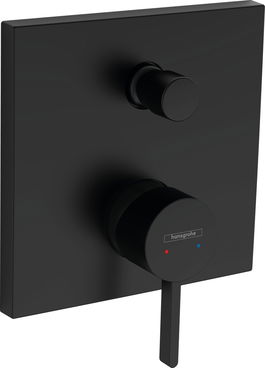 Baterie cada - dus Hansgrohe Finoris montaj incastrat necesita corp ingropat negru mat