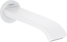 Pipa cada Hansgrohe Vivenis 20.2cm alb mat