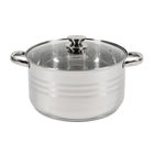 Oala cu capac Myra, Cooking by Heinner, Ø26 cm, 7 L, inox/sticla