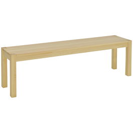 HOMCOM Banca de sufragerie din lemn 150 cm pentru 3 persoane, banca din lemn pentru bucatarie, sufragerie, intrare, efect de lemn natural | AOSOM RO