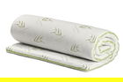 Topper saltea Eucalyptus Memory, 7 zone, 80x200 cm