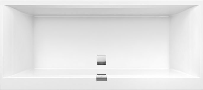 Cada baie rectangulara incastrabila Villeroy & Boch Squaro Edge 12 180x80cm compozit Alb