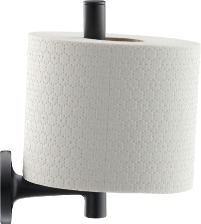 Suport rezerva hartie igienica Duravit Starck T negru mat